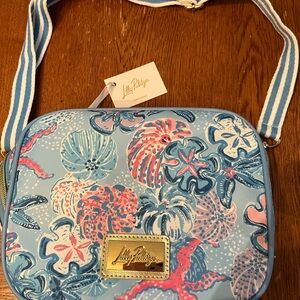 Lilly Pulitzer Lunch bag and Wine Cooler bundle with Coastal Floral Design